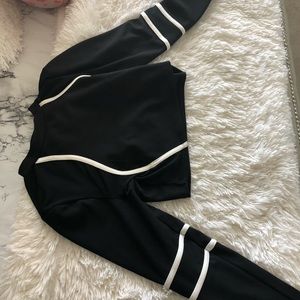 Other - Cropped top and mesh leggings matching set Other - Cropped top and mesh leggings matching set